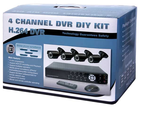 4 channel CCTV kit